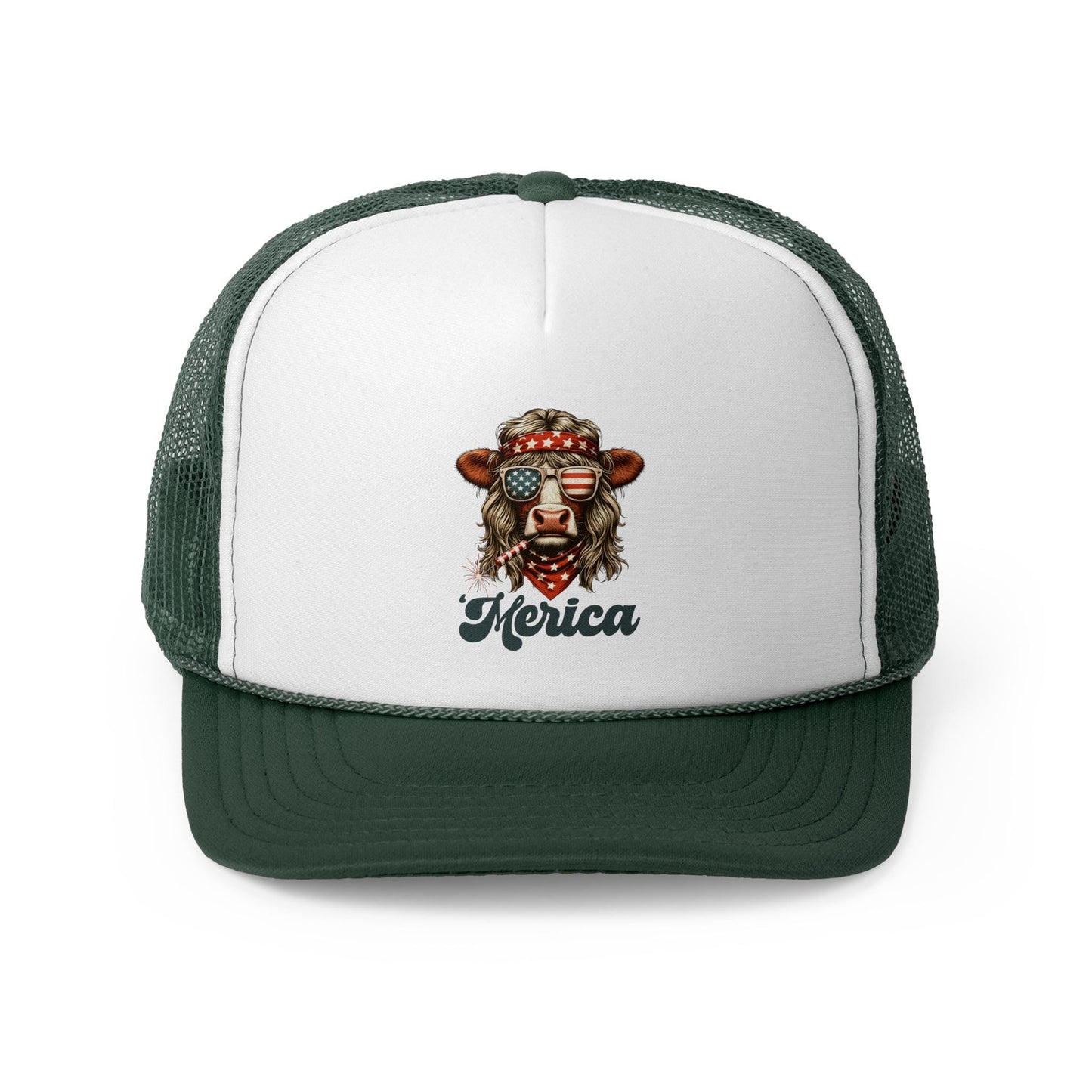 Patriotic Lion Trucker Cap, Fun Summer Hat, Festival Accessory, Independence Day Gift, Casual Streetwear