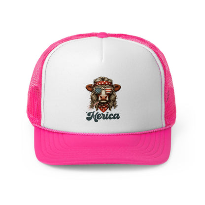 Patriotic Lion Trucker Cap, Fun Summer Hat, Festival Accessory, Independence Day Gift, Casual Streetwear