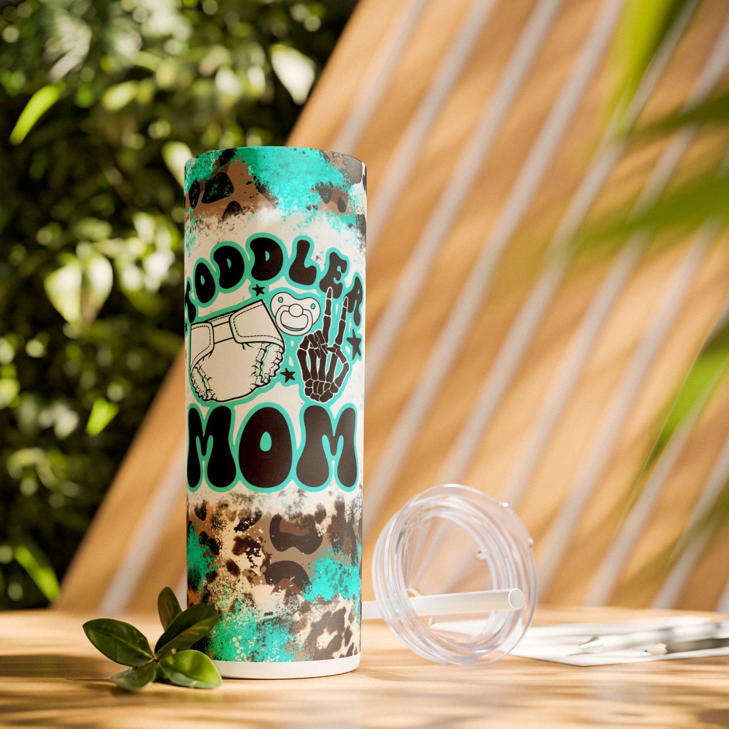 Toddler Mom Skinny Tumbler, 20oz - Perfect Gift for Fun Moms, Stylish Travel Cup, Unique Kiddo Drinkware, Birthday & Baby Shower