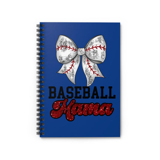 Baseball Mama Spiral Notebook - Perfect for Sports Moms, Gift for Baseball Lovers, Journal for Fans, Back to School, Writing Essentials