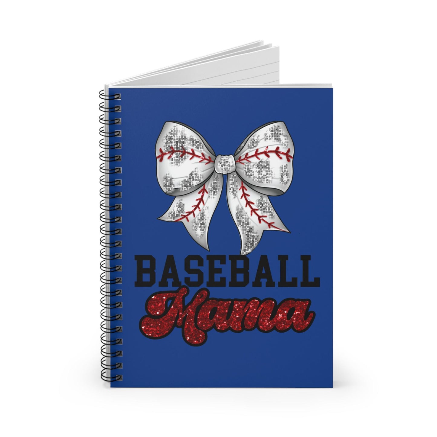 Baseball Mama Spiral Notebook - Perfect for Sports Moms, Gift for Baseball Lovers, Journal for Fans, Back to School, Writing Essentials
