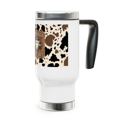 Cowgirl Travel Mug, Stainless Steel Travel Coffee Tumbler, Perfect Gift for Cowgirls, Camping Mug, Western Style Drinkware
