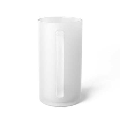 Patriotic Frosted Glass Beer Mug - Perfect for Veterans Day, Memorial Day, Independence Day, Gifts for Him, Beer Lovers