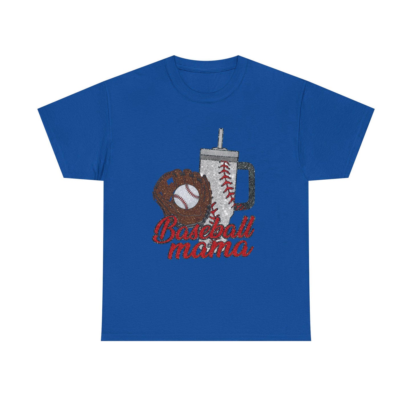 Baseball Mama Unisex Heavy Cotton Tee, Sports Fan Shirt, Gifts for Mom, Baseball Season Apparel, Soft Cotton Tee for Game Day