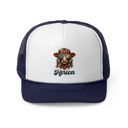 Patriotic Lion Trucker Cap, Fun Summer Hat, Festival Accessory, Independence Day Gift, Casual Streetwear