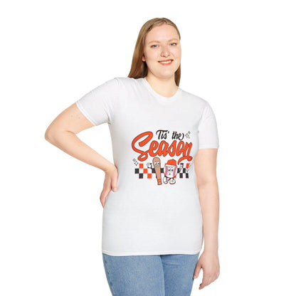Tis the Season Baseball T-Shirt, Fun Holiday Shirt, Unisex Graphic Tee, Perfect Gift for Christmas, Festive Apparel, Casual Wear