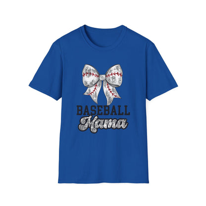 Baseball Mama Unisex T-Shirt, Softstyle Shirt for Sports Moms, Gift for Mother's Day, Game Day Tee, Mom in Sports Wear