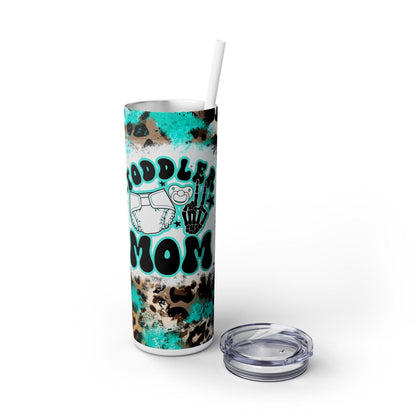 Toddler Mom Skinny Tumbler, 20oz - Perfect Gift for Fun Moms, Stylish Travel Cup, Unique Kiddo Drinkware, Birthday & Baby Shower