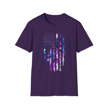 Patriotic Lifestyle Medical T-Shirt, American Flag Tee, Casual Summer Shirt, Independence Day Apparel, Gift for Veterans & Adventurers