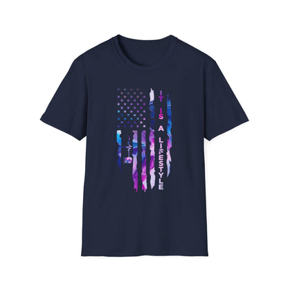 Patriotic Lifestyle Medical T-Shirt, American Flag Tee, Casual Summer Shirt, Independence Day Apparel, Gift for Veterans & Adventurers