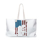 Patriotic Weekender Bag, Ideal for Veterans, Memorial Day, Travel, Beach, Outdoor Adventures, Gift for Him, Her